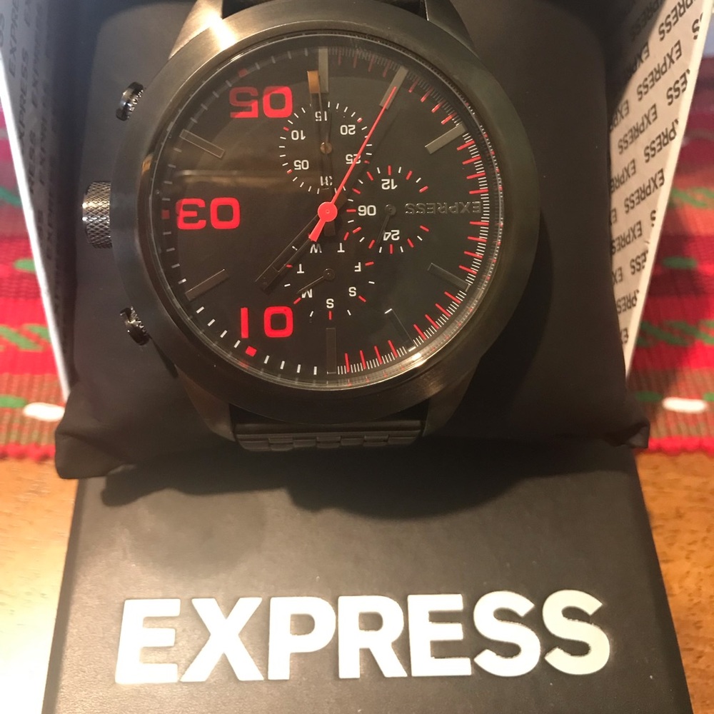 EXPRESS Men’s Stainless Steel Watch - Never Used